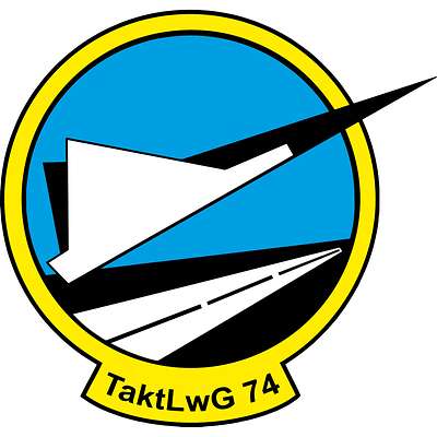 Taktisches Luftwaffen­geschwader 74 emblem